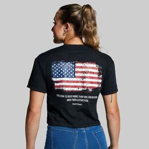 Born Primitive Worth Defending Crop Tee (Black) Size SmallSmall